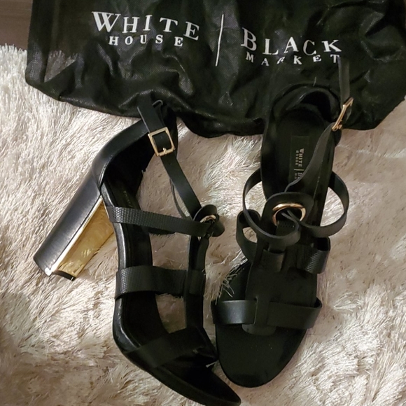 White House Black Market Shoes - 💖WHITE HOUSE BLACK MARKET BLOCK HEELS $145!!!